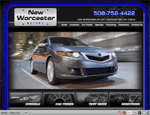 Tablet Screenshot of newworcestermotors.com